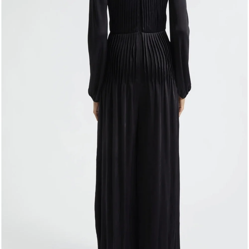 FARM Rio Black Ribbed Jumpsuit - Picture 3 of 9